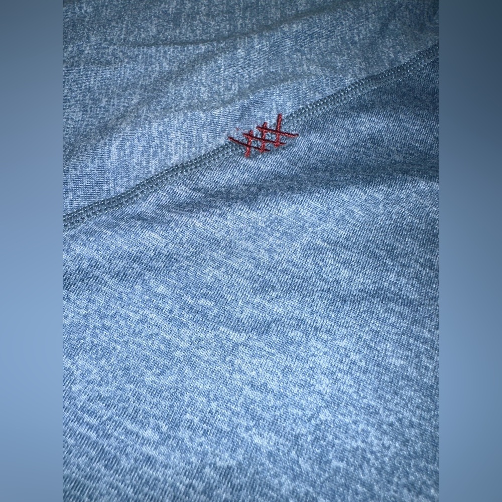 Rhône - Reign - short sleeve - sweat wicking - heather blue - Picture 3 of 5